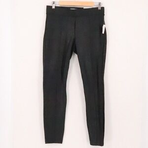 Old Navy Stevie Shine Black Jack Pants Womens Size M Metallic Holiday Sparkle